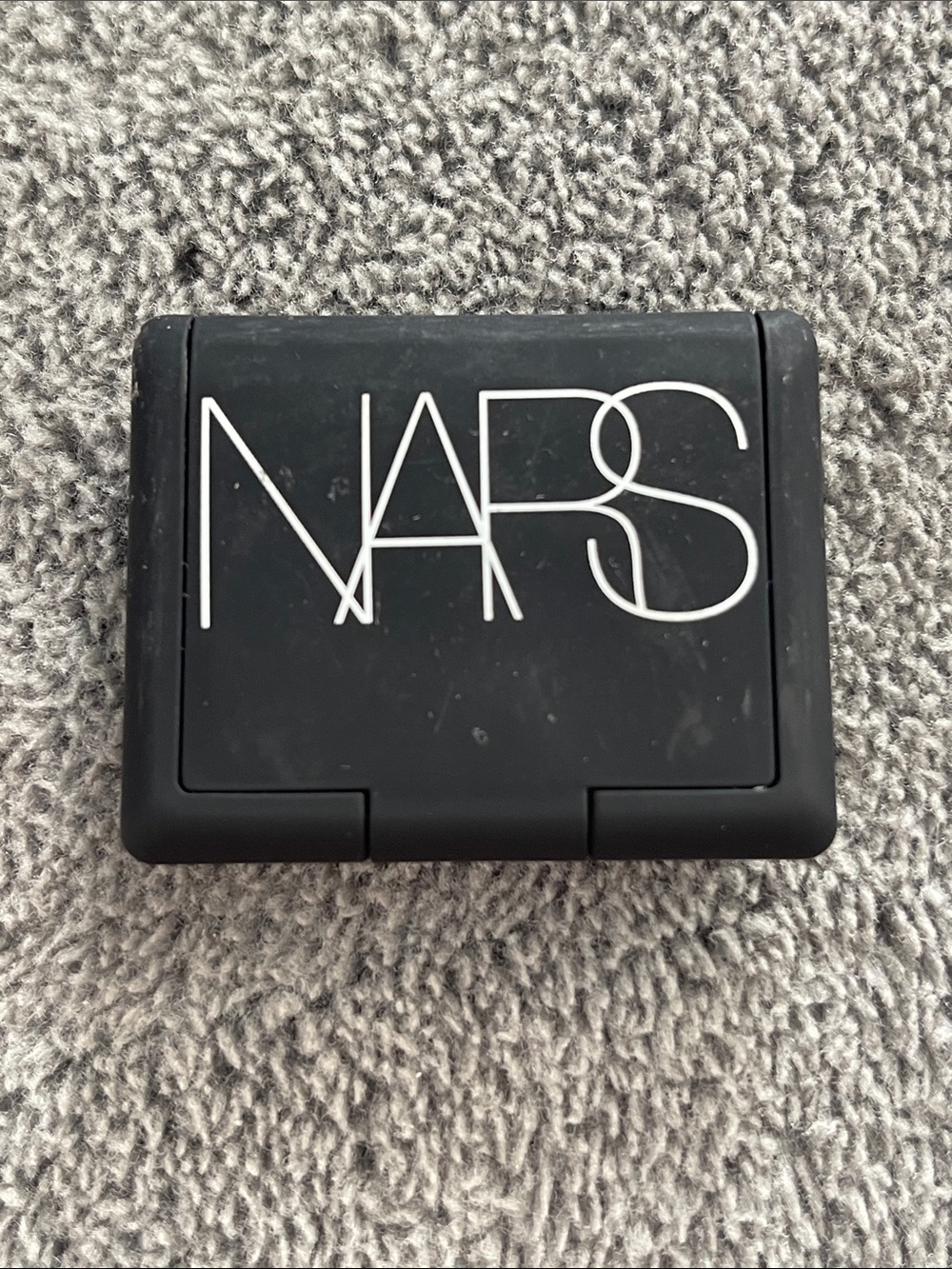 NARS Matte Black Compact with White Logo